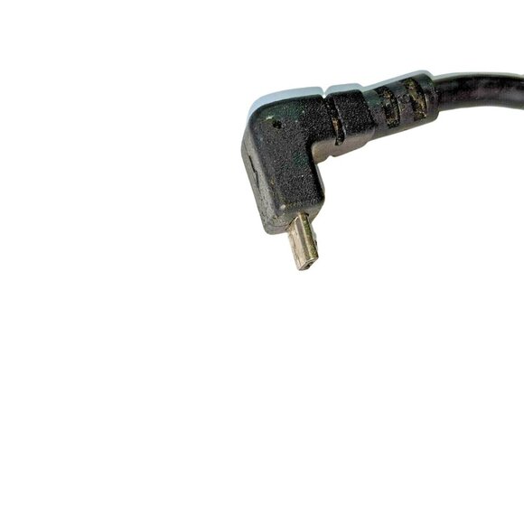 Right-Angle Micro USB Male To Female Extension Cable Adapter Black 6.5 Inches Lo - Picture 3 of 4